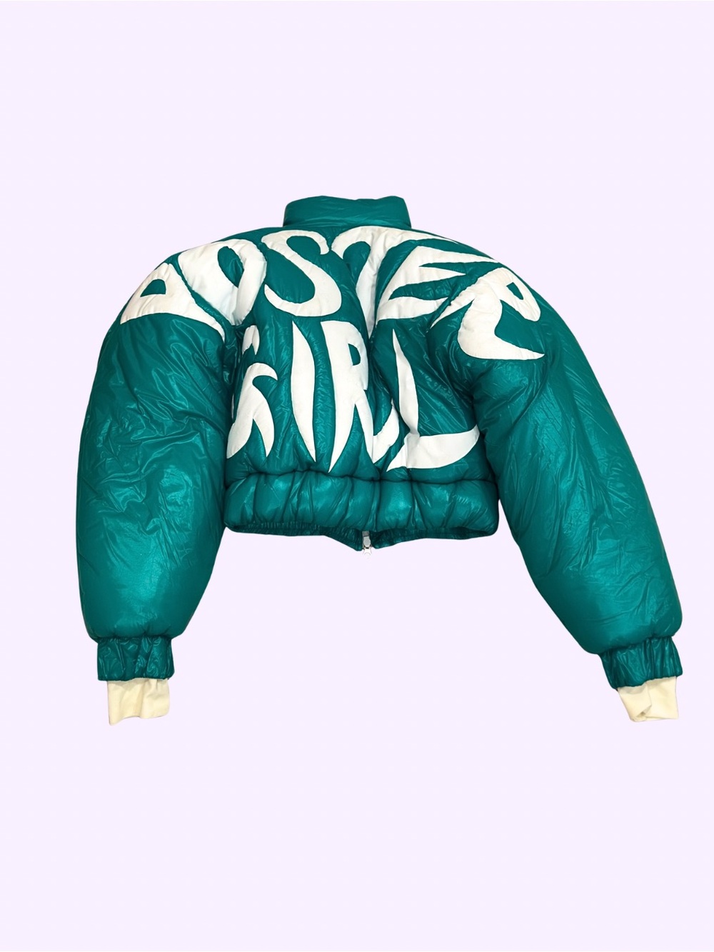 NWT Teal "Snorlax" Poster Girl Puffer Coat